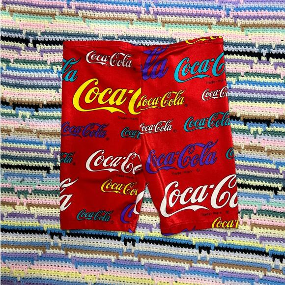 Vintage 80s Coca Cola Biker Shorts - Picture 1 of 5
